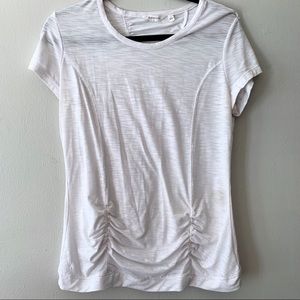 Athleta Trailhead Short Sleeve Ruched Top